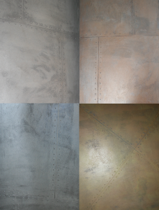 nuancier béton paquebot acier aluminium argent aztèque bronze cuivre fonte or, applicateur revêtement sols & murs 66